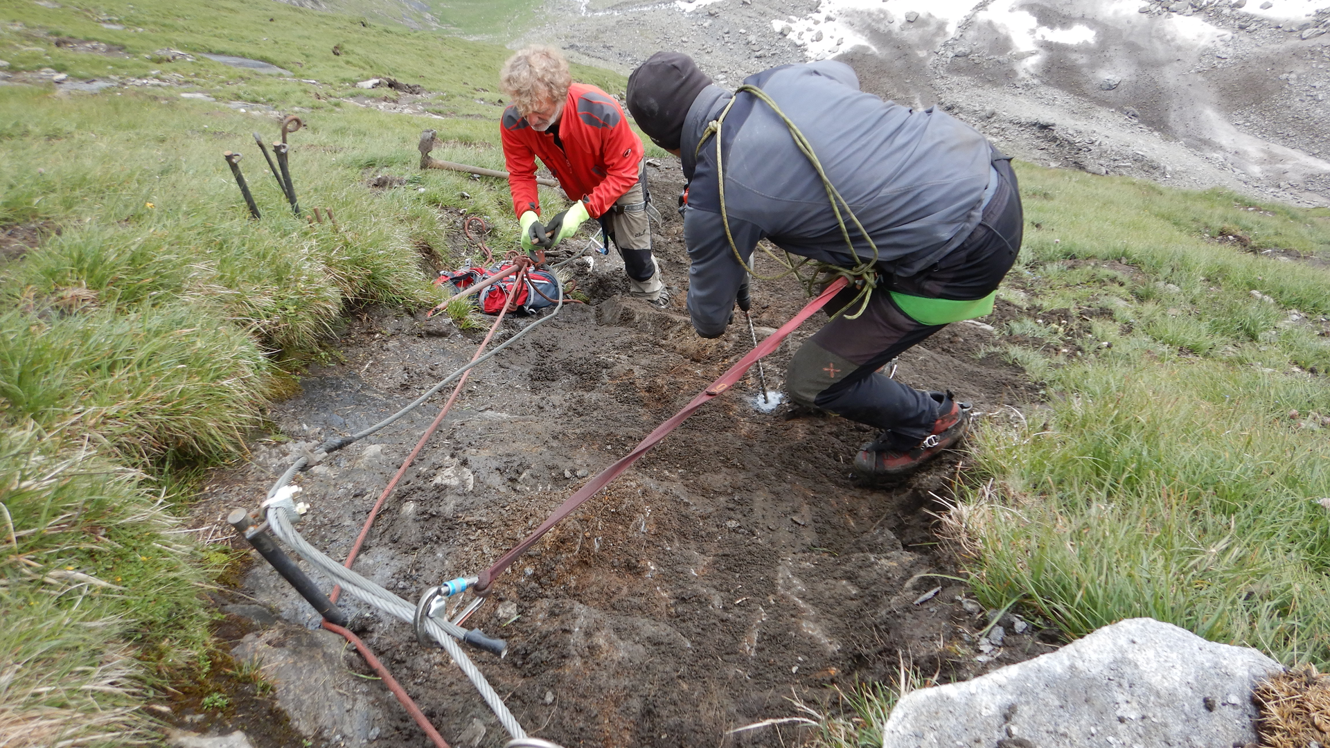 Wegsanierung Gleiwitzer Hütte | © DAV Gangkofen Wegsanierung Gleiwitzer Hütte | © DAV Gangkofen