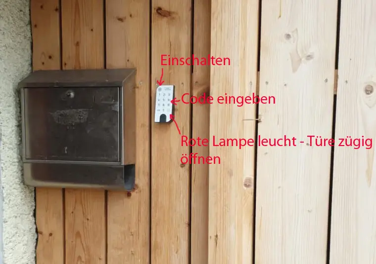 Türe öffnen | © DAV-Gangkofen