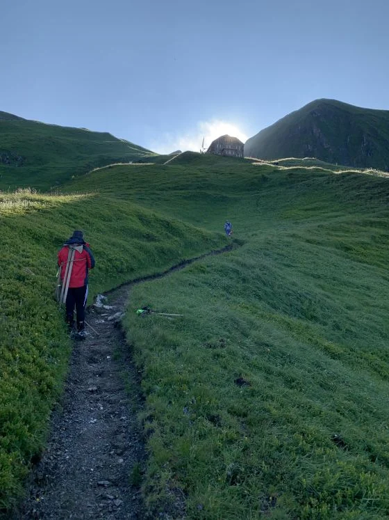© (DAV Gangkofen) Sonnenuntergang bei der Gleiwitzer Hütte