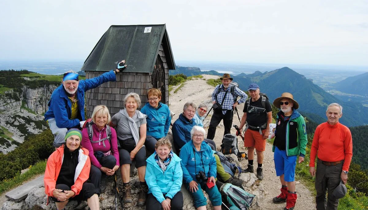 © (DAV Gangkofen) Auf dem Geigelstein