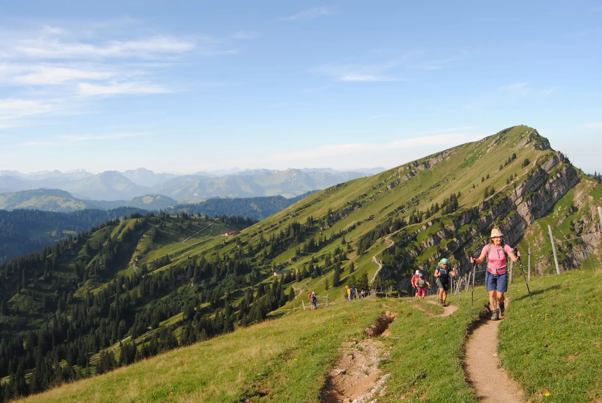 © (DAV Gangkofen) Aufstieg zum Rindalphorn 1821m