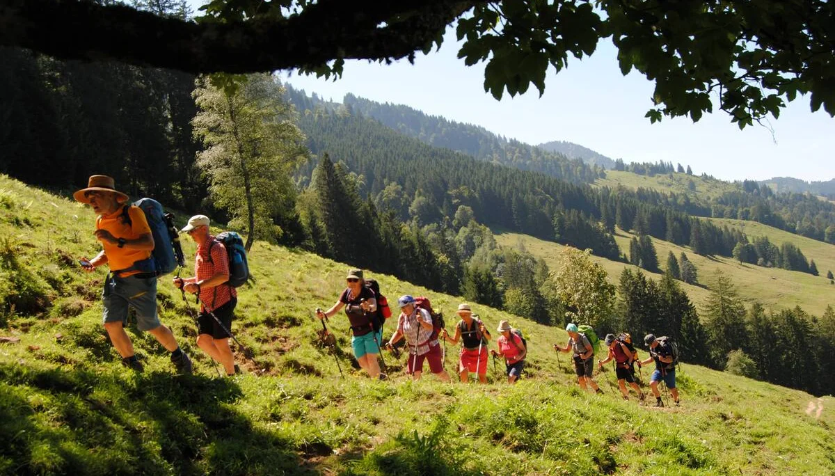 © (DAV Gangkofen) Aufstieg zur Brunnenauscharte
