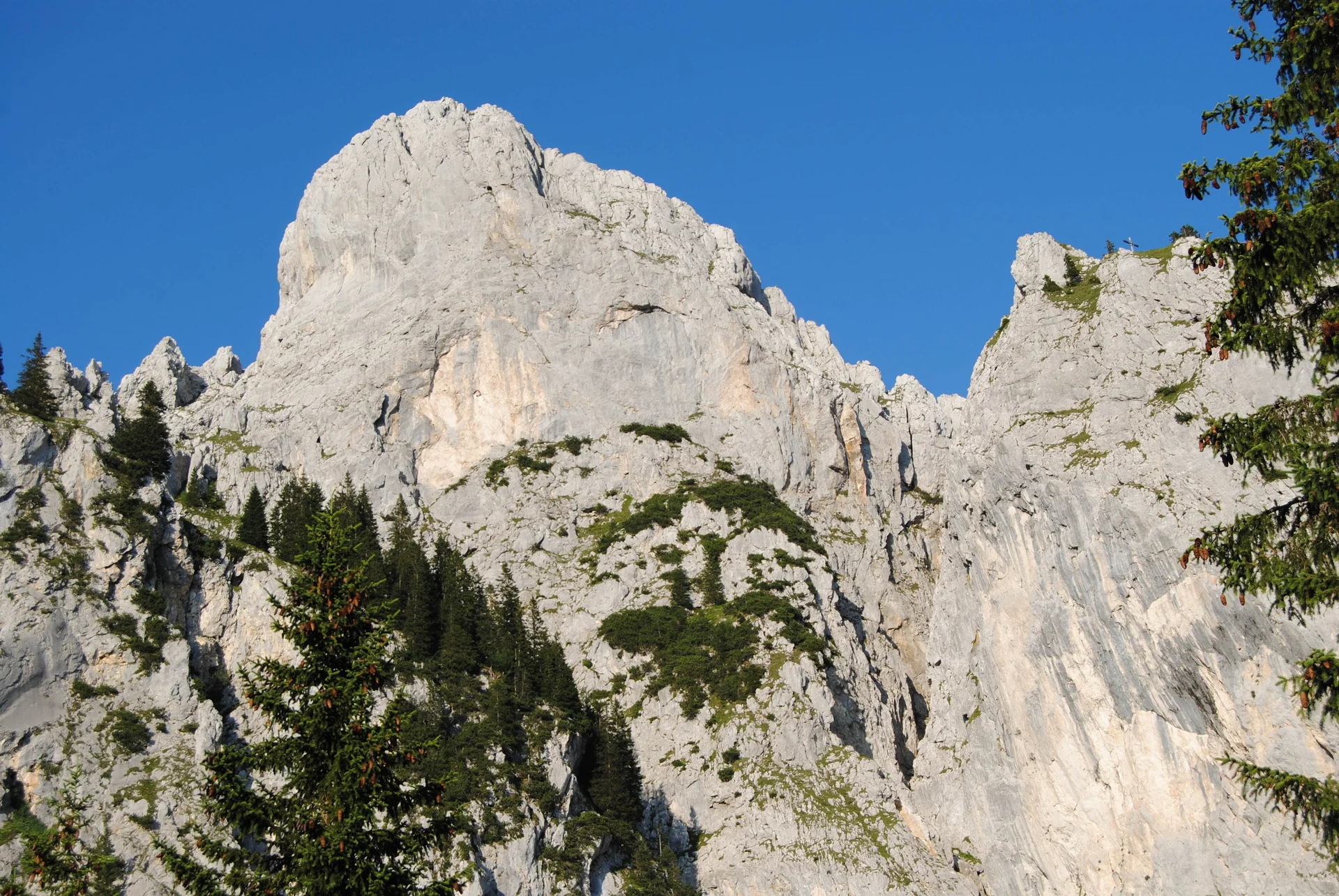 © (DAV Gangkofen) Blick vom Säulinghaus zum Säuling