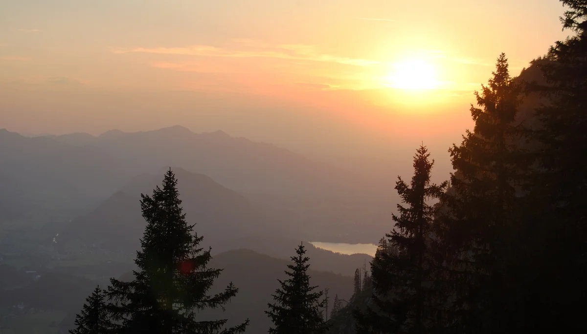 © (DAV Gangkofen) Sonnenuntergang über dem Lechtal