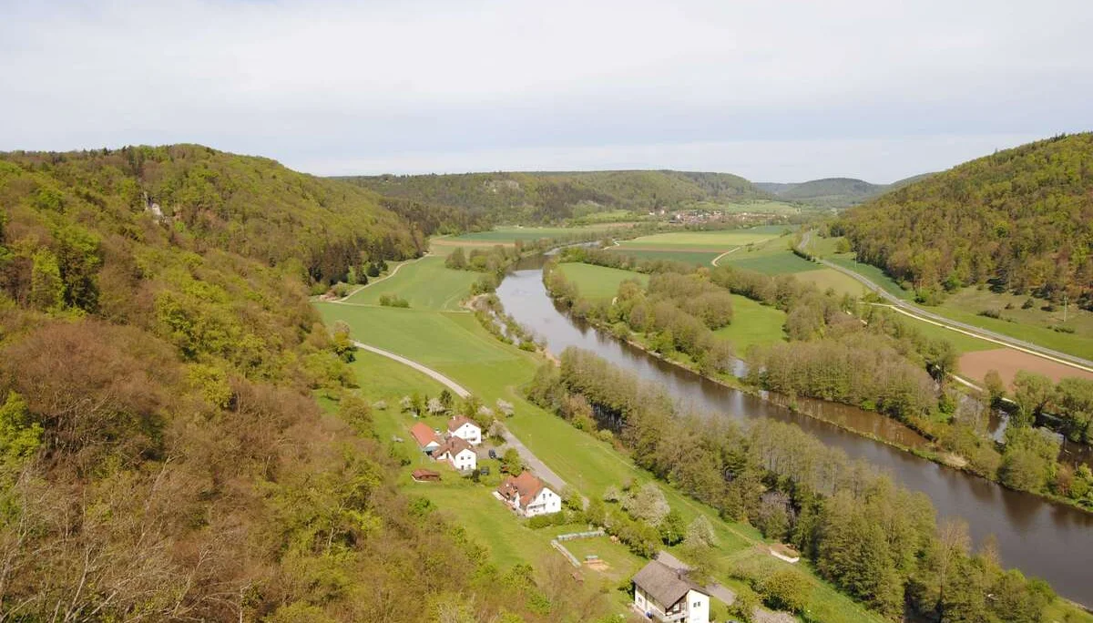 © DAV Gangkofen Blick über das Altmühltal mit RMD-Kanal