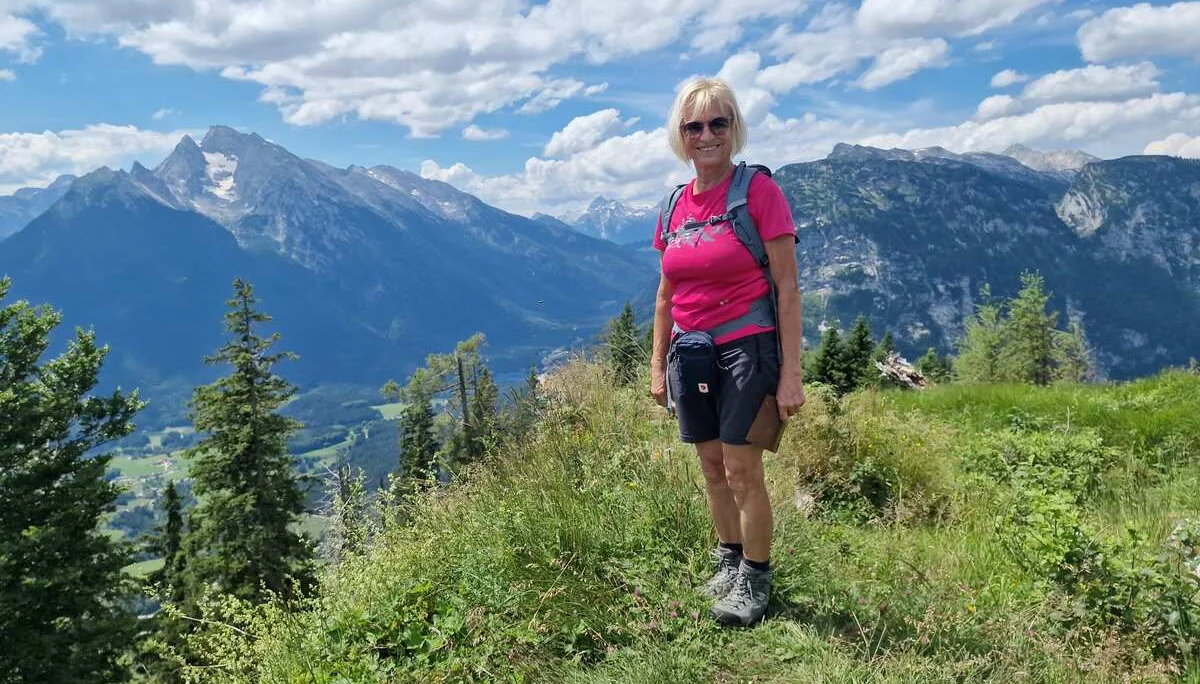 © (DAV Gangkofen) Am Jochköpfl mit Blick auf Blaueis und Hintersee.
