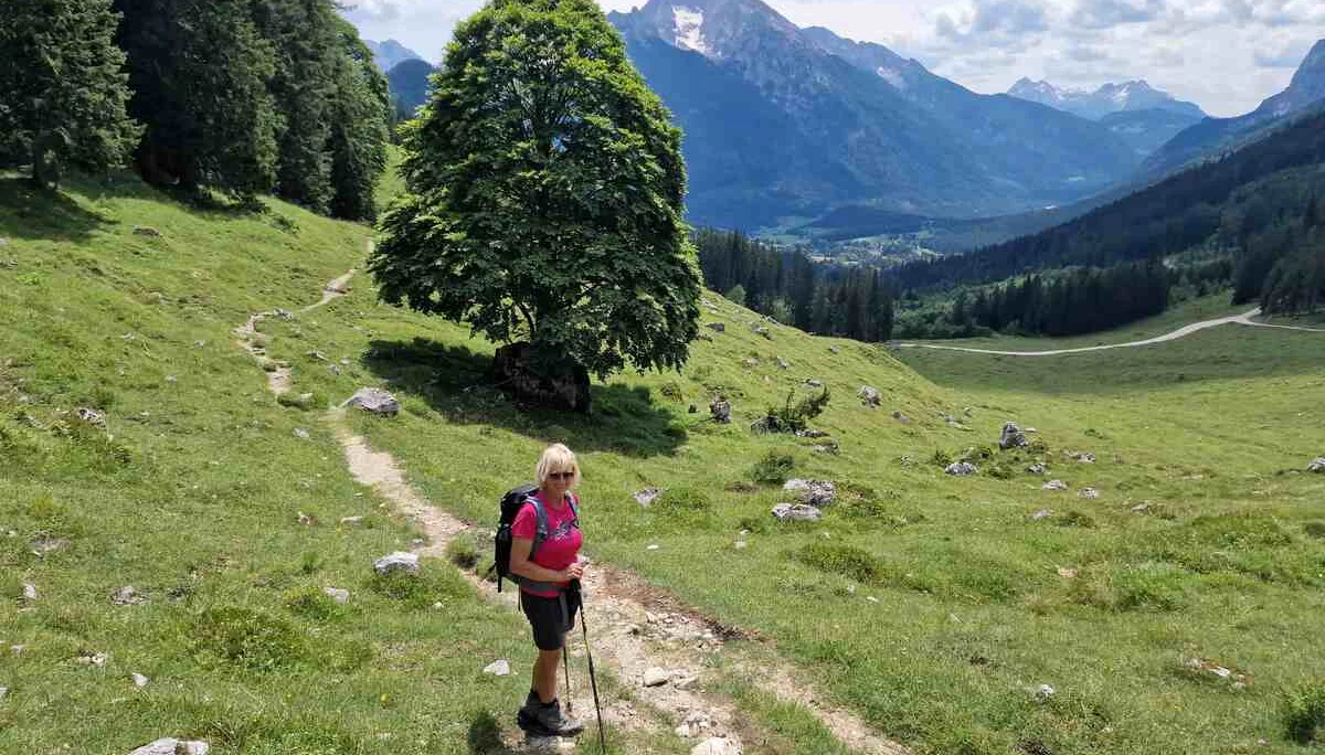 © (DAV Gangkofen) Auf dem südlichen Teil der Schmuckensteinrunde ging es zurück zum Parkplatz