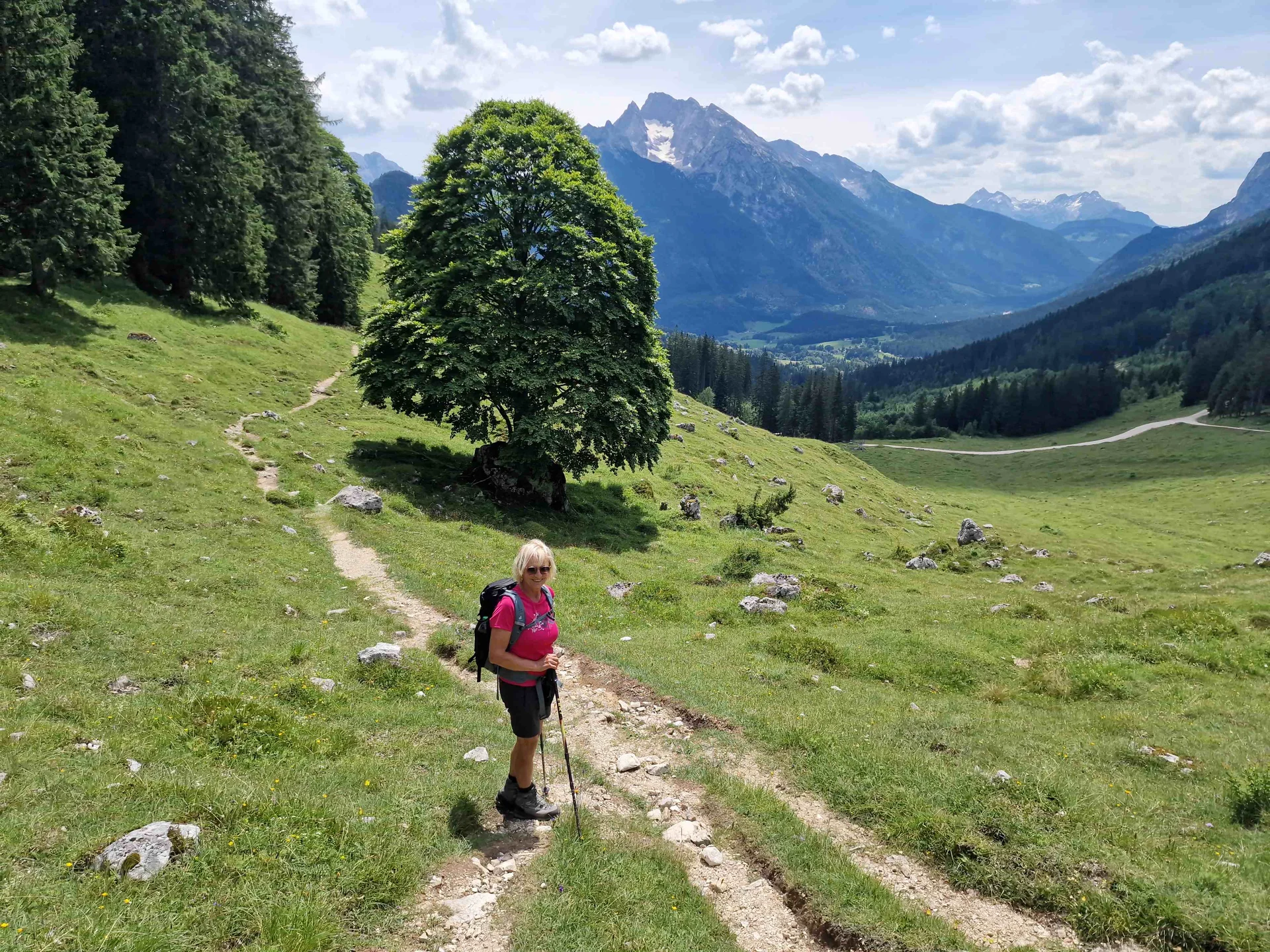 © (DAV Gangkofen) Auf dem südlichen Teil der Schmuckensteinrunde ging es zurück zum Parkplatz