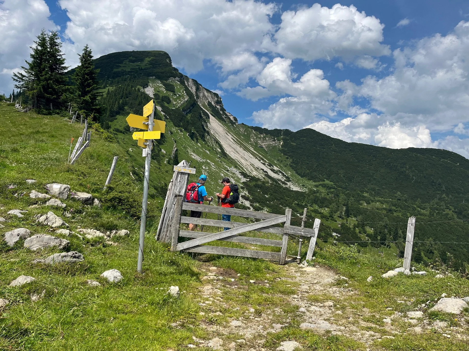 © (DAV Gangkofen) Roßkarsattel, Blick Richtung Sonntagshorn