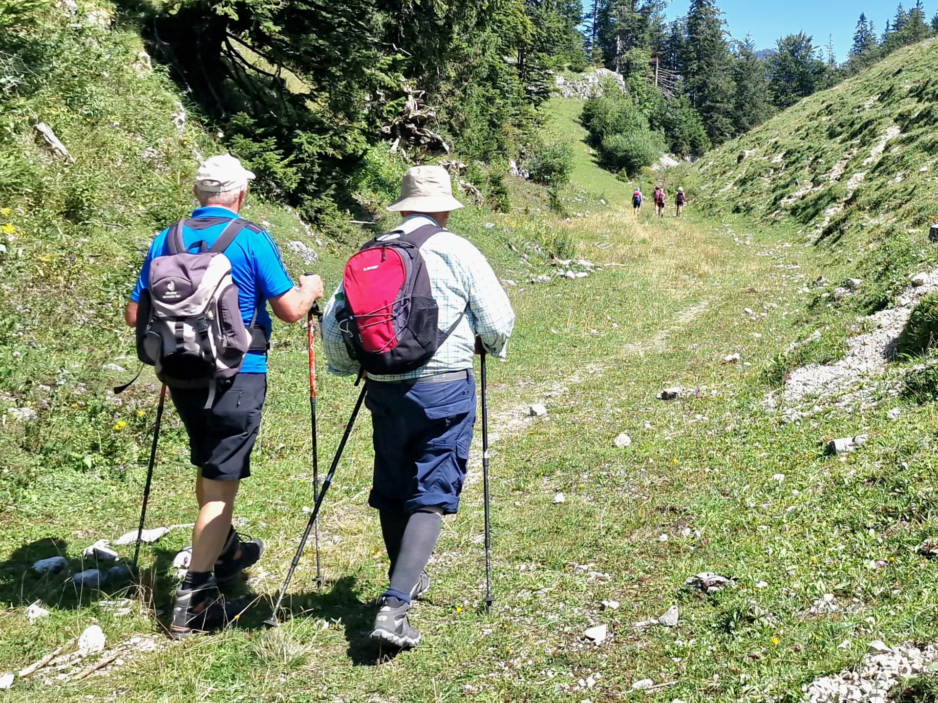 © (DAV Gangkofen) Letzter Gegenanstieg