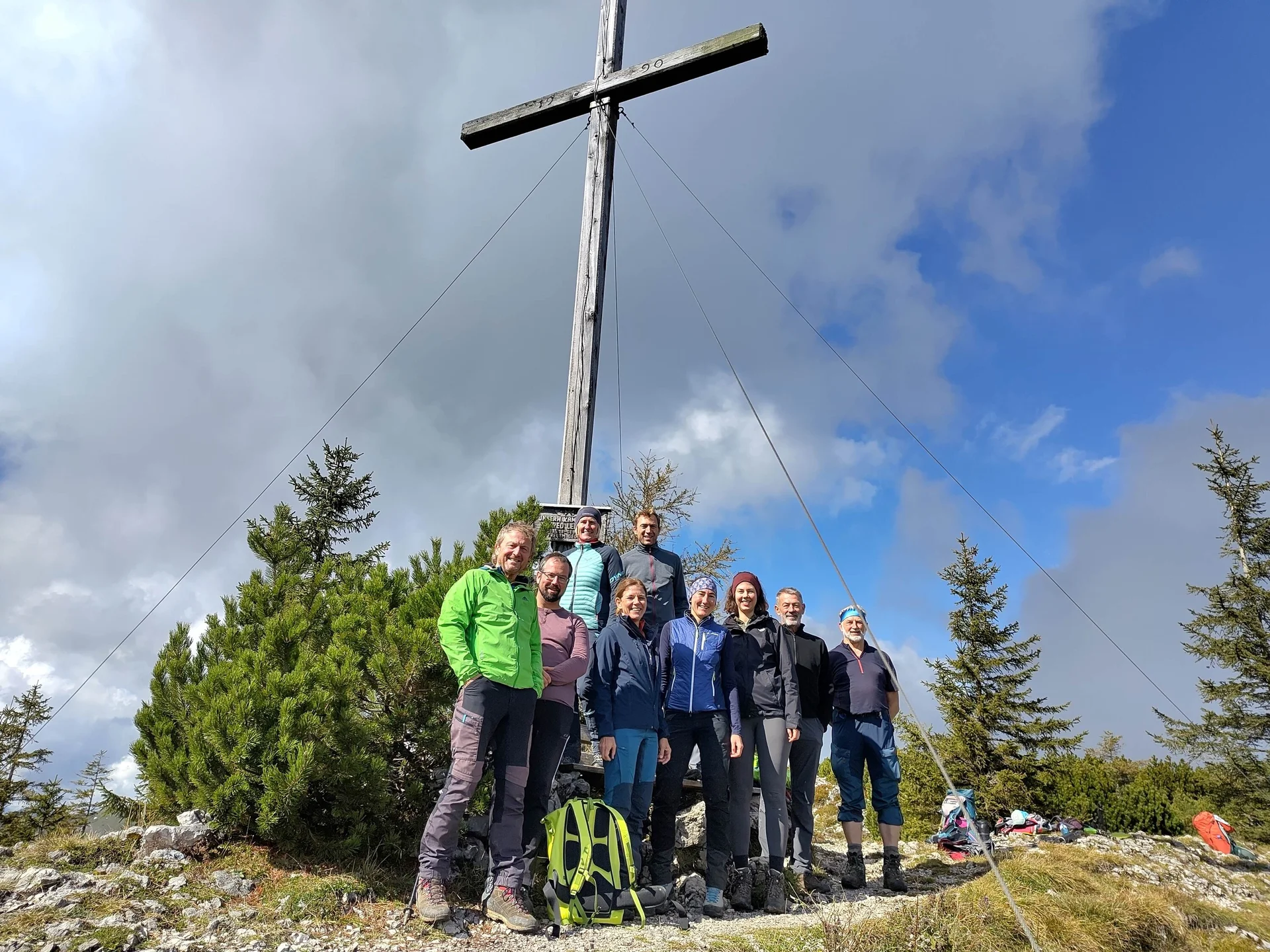 © DAV Gangkofen: Auf dem Gipfel der Rudersburg