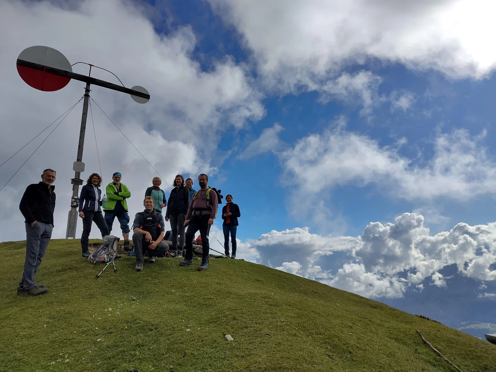 © DAV Gangkofen: 1. Ziel Wetterfahne