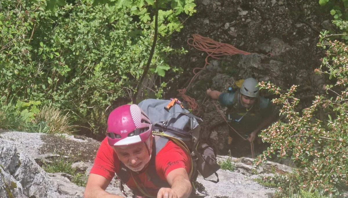 © DAV Gangkofen (Max im Vorstieg)