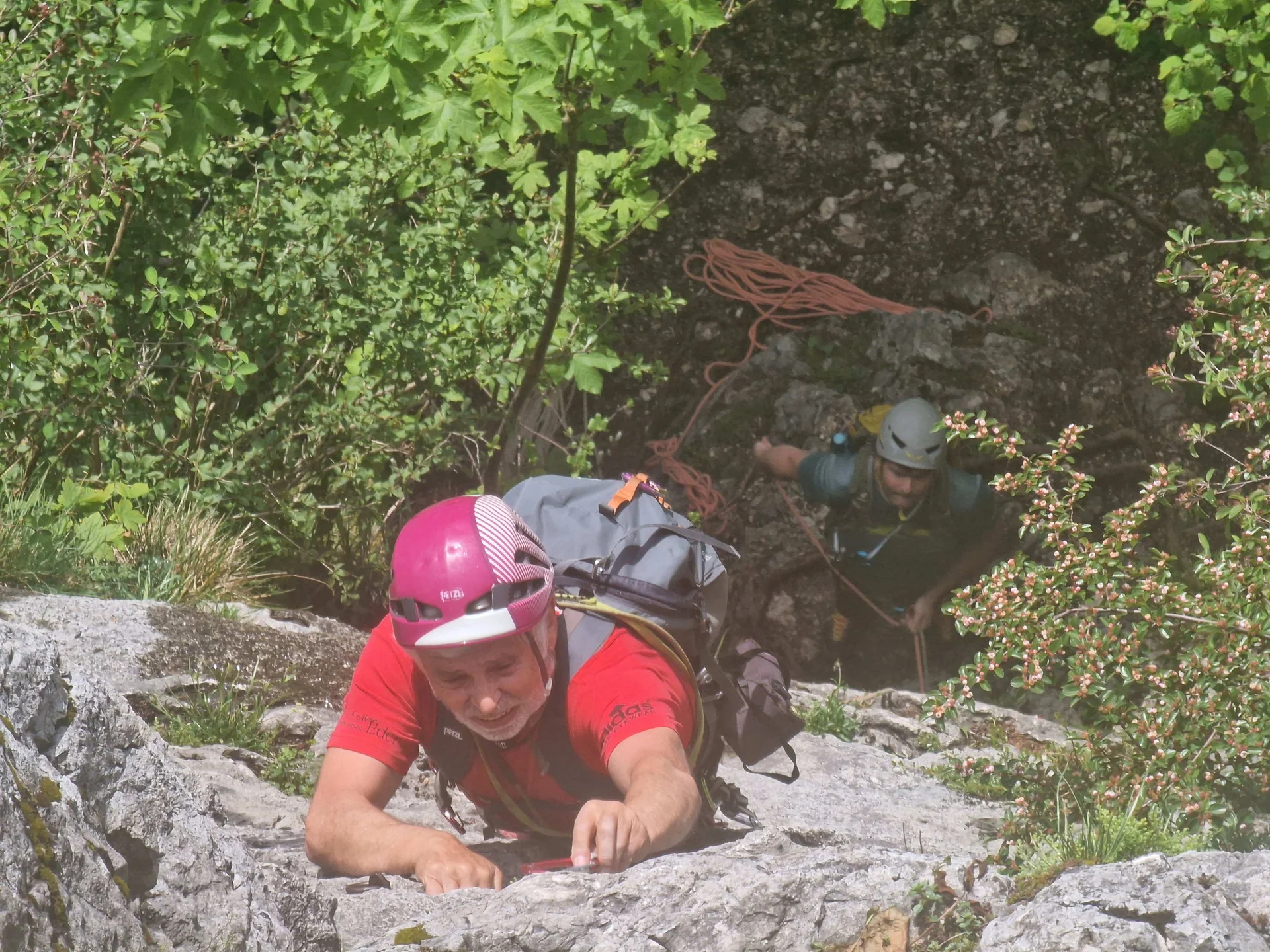 © DAV Gangkofen (Max im Vorstieg)