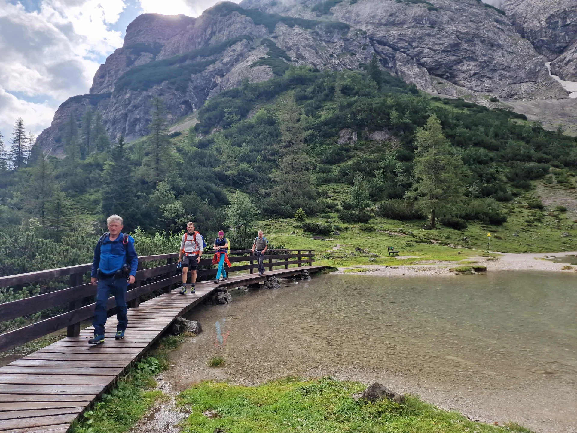 © Abzweig am Seebensee Richtung Hoher Gang