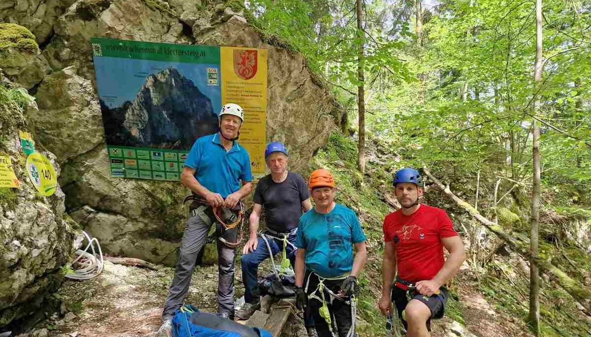 © (DAV Gangkofen) Am Anseilplatz