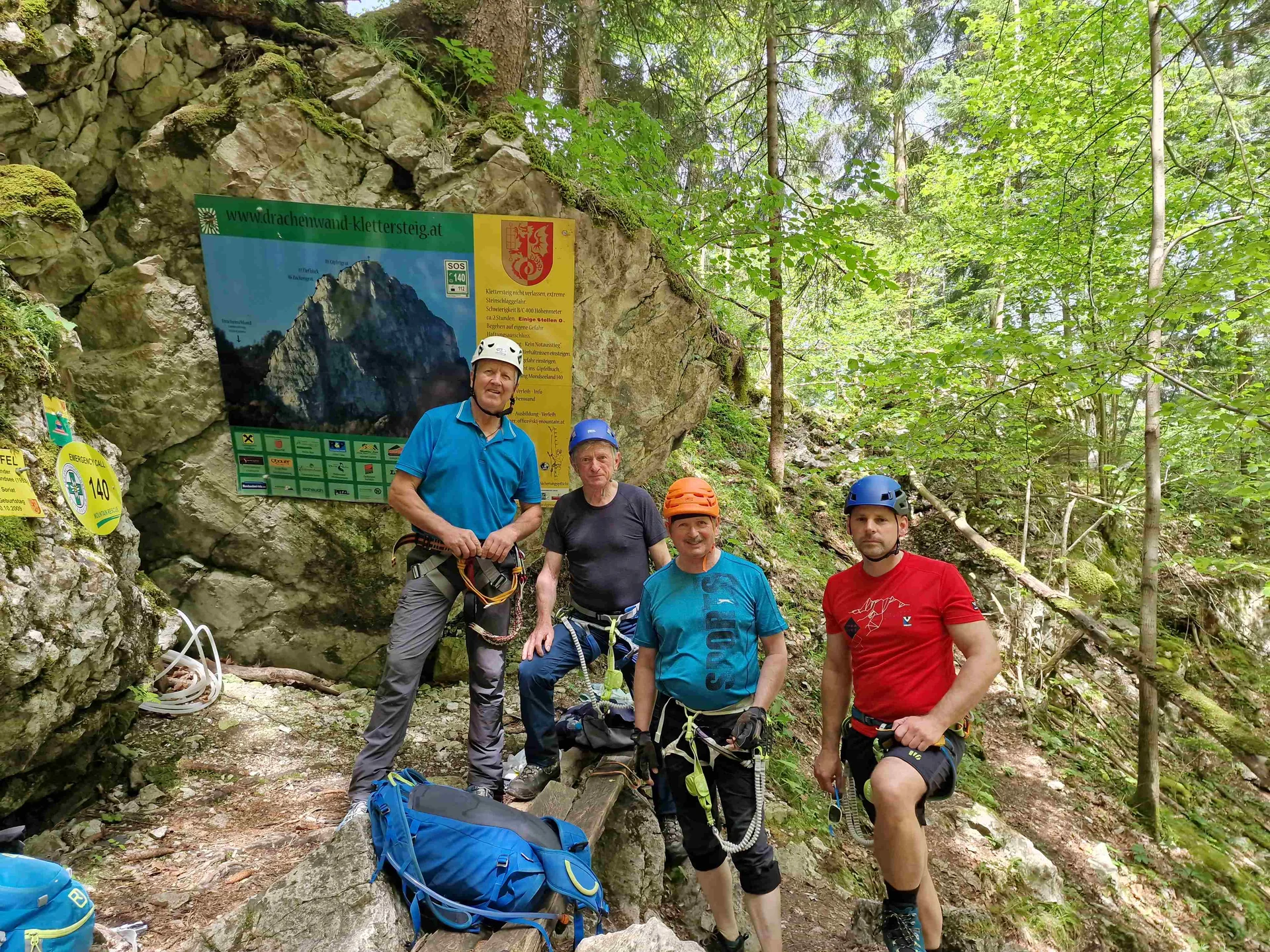 © (DAV Gangkofen) Am Anseilplatz