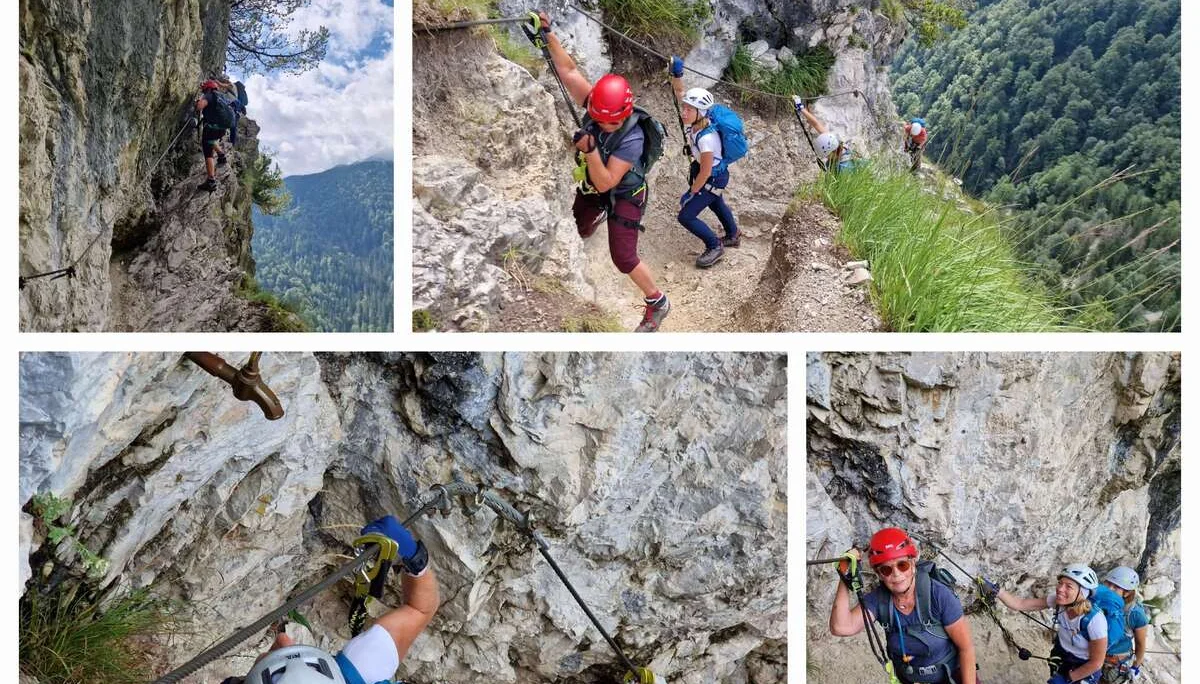 © (DAV Gangkofen)  Auf dem Weg zur Bierzapfstelle