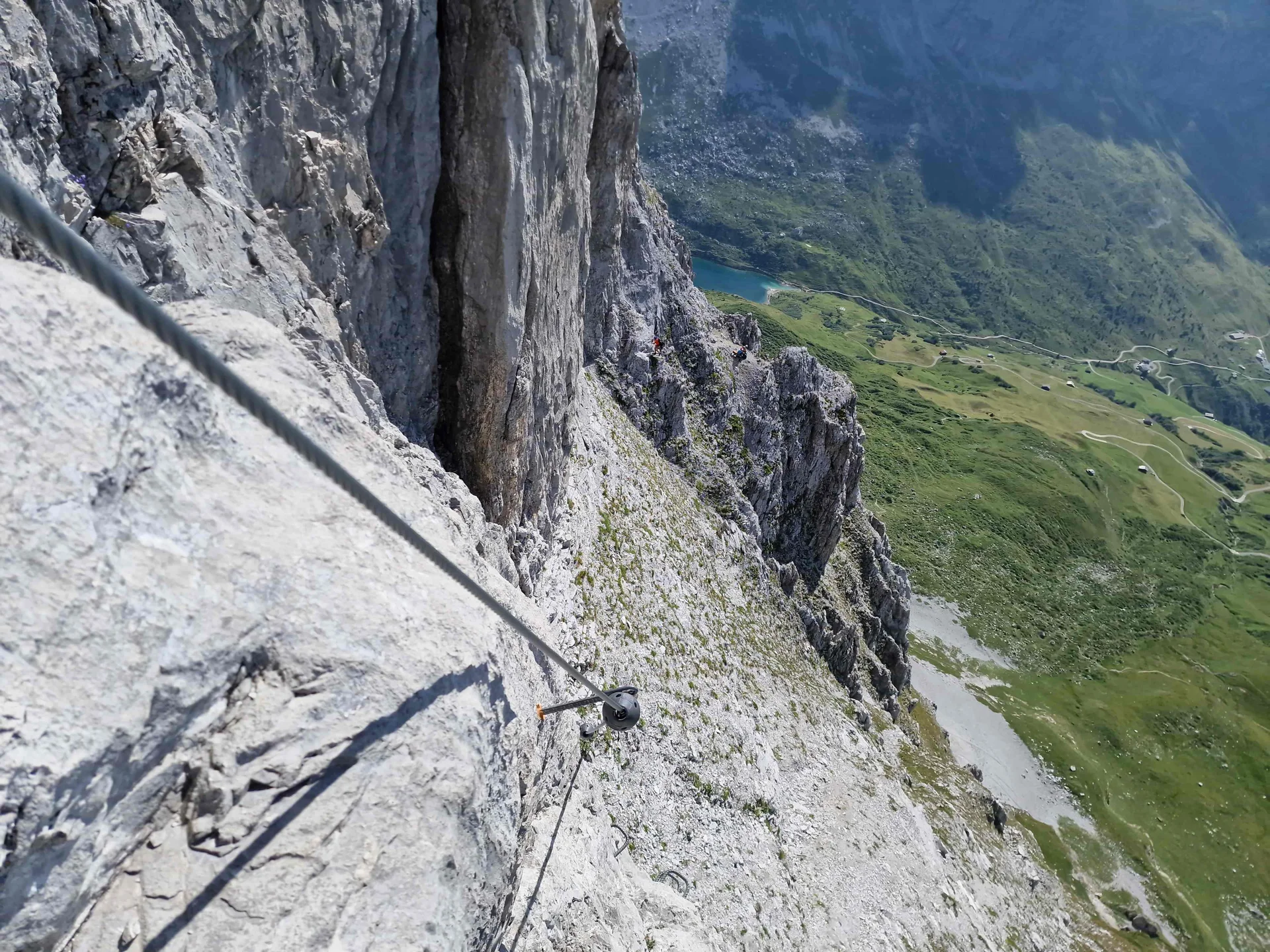 © Martin Götz „Im Südwand-Klettersteig an der Sulzfluh“ 