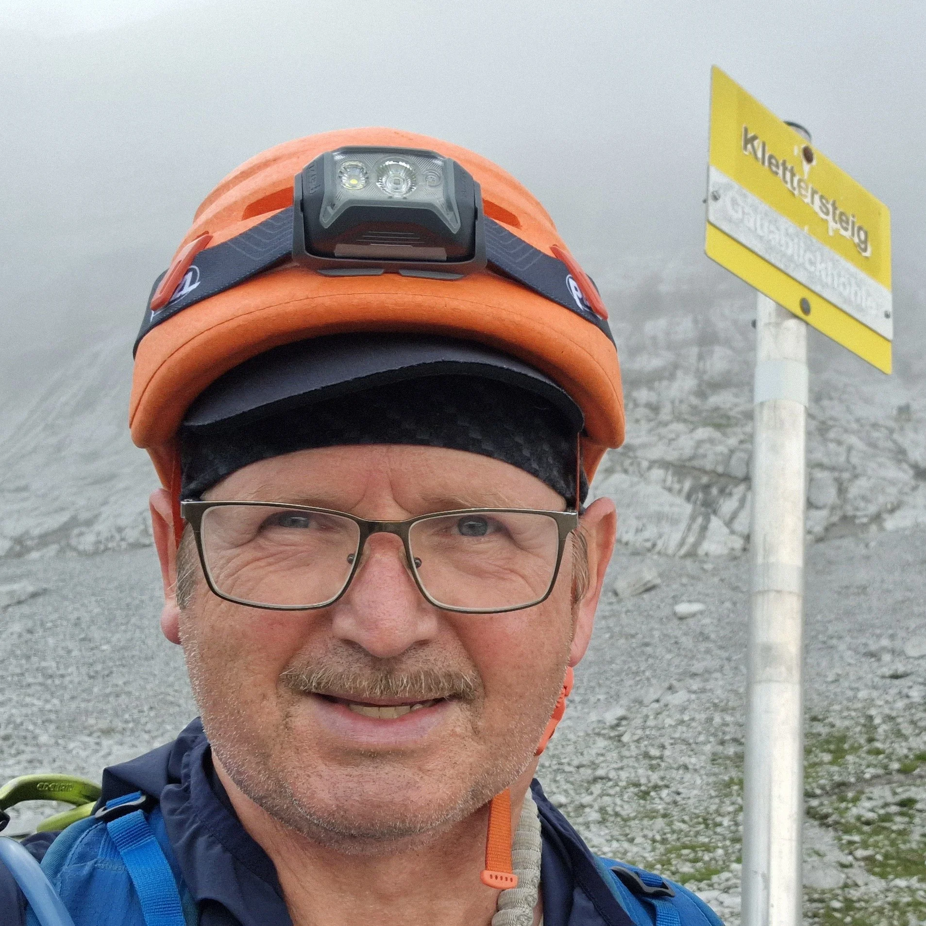 © Martin Götz „Am Einstieg zum Gauablick-Höhlen-Klettersteig“ 
