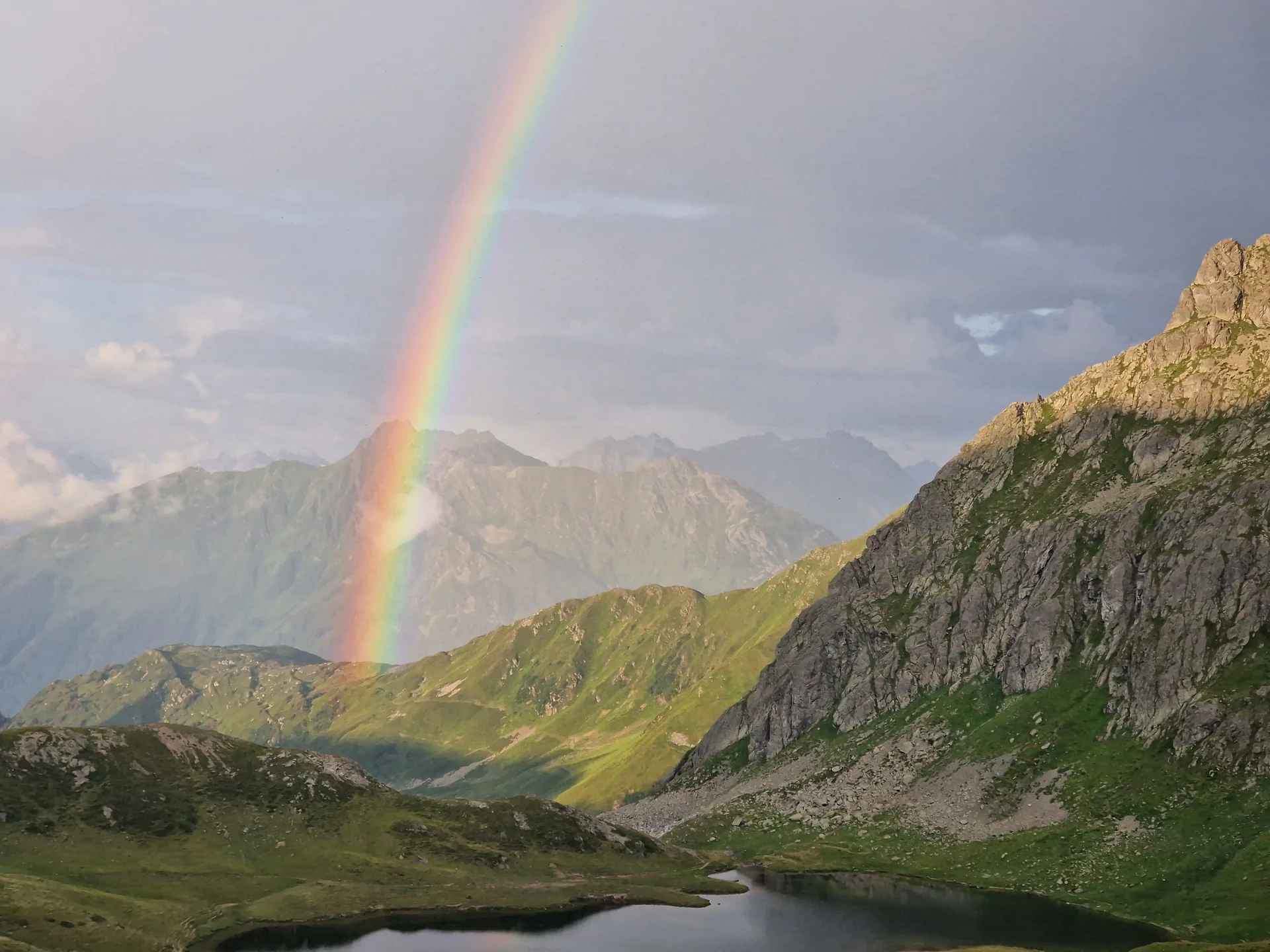 © Martin Götz  „Blick von der Tilisunahütte nach Gewitter“ 