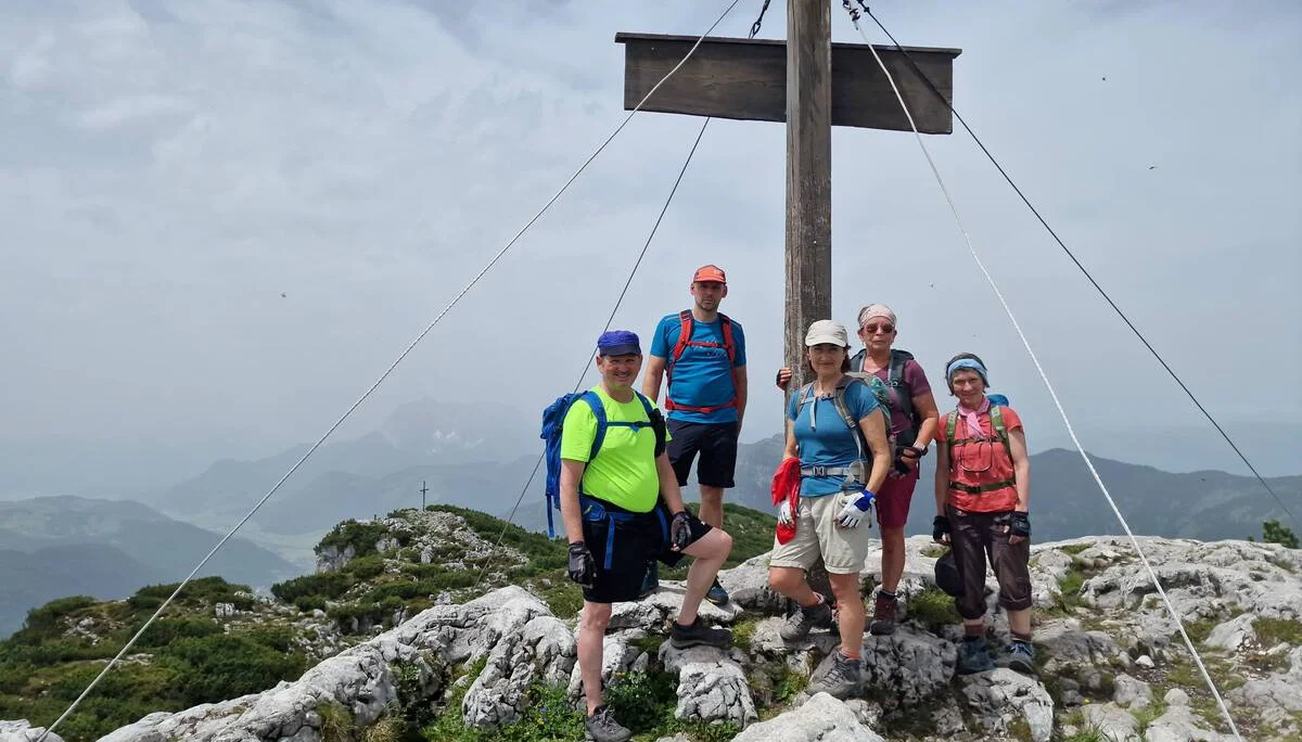 © (Martin Götz) Am Gipfel der Steinplatte