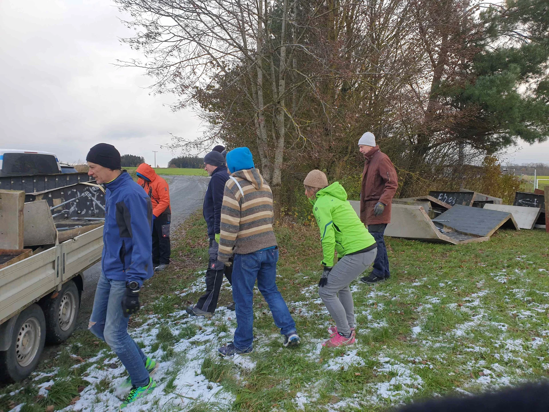 © (DAV Gangkofen) Helfer vor Ort