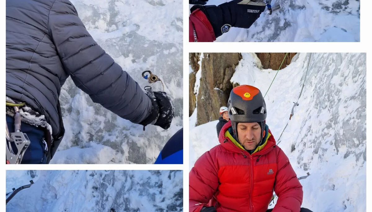 © Martin Götz (Setzen von Eisschrauben)