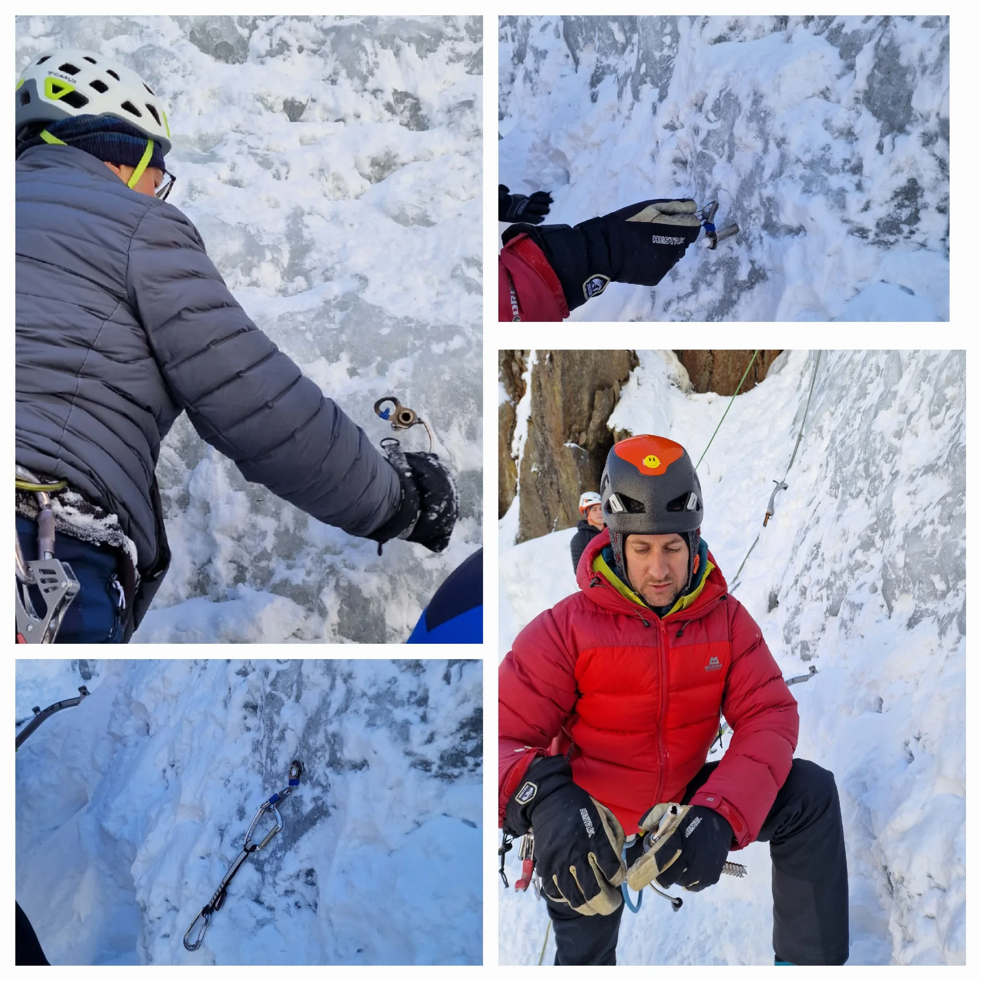 © Martin Götz (Setzen von Eisschrauben)