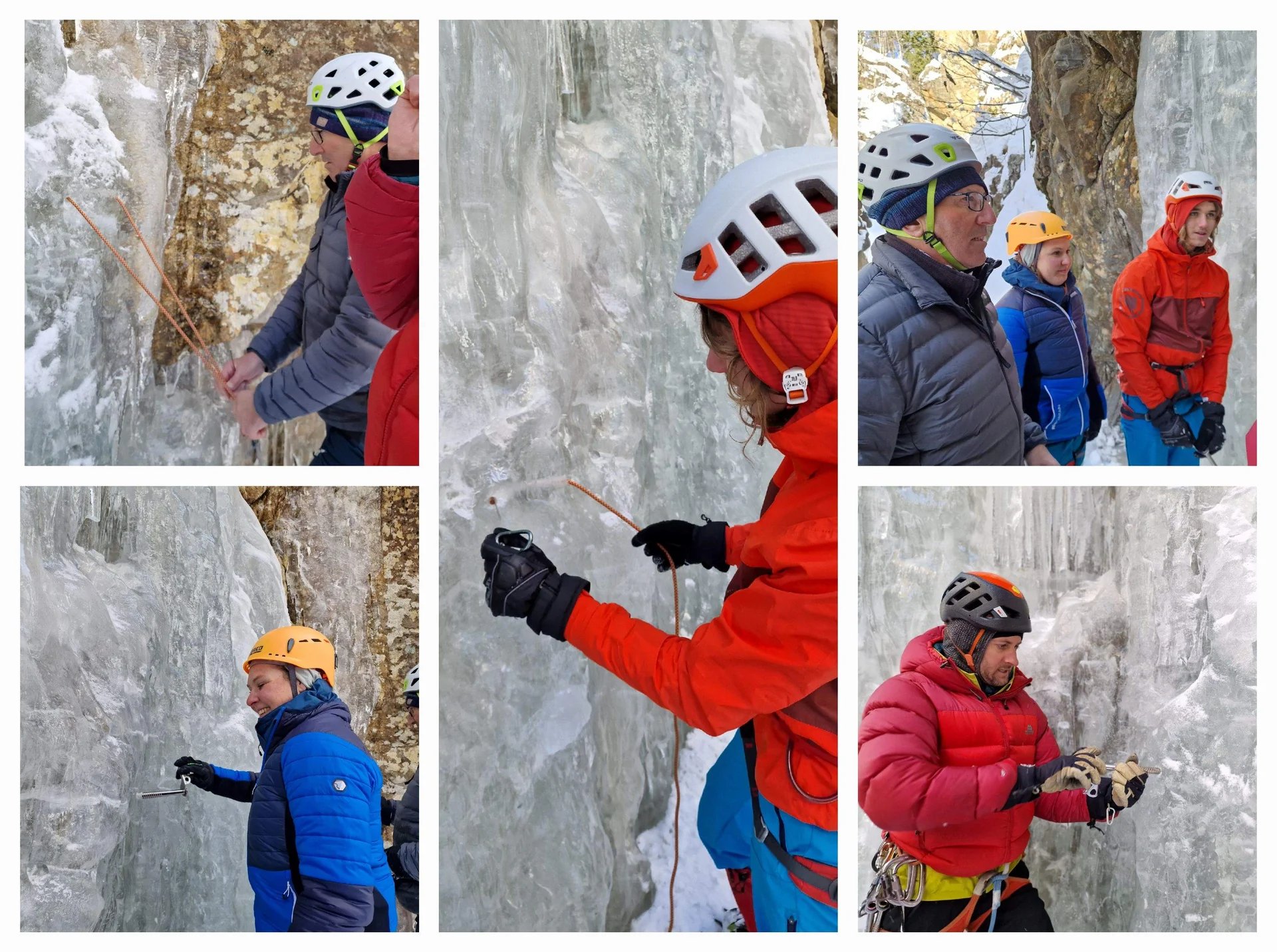 © Martin Götz (Setzen von Eisschrauben)