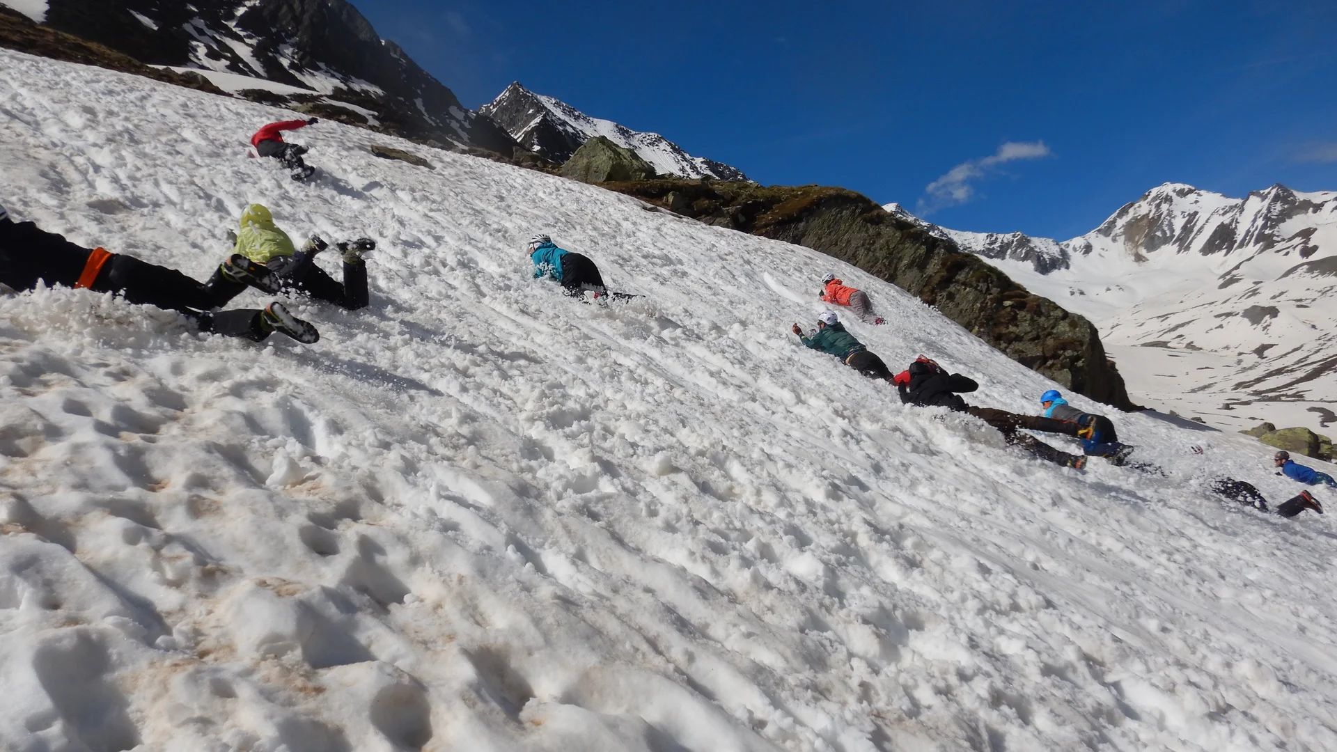 © DAV Gangkofen - Phase 2: zum Bauch drehen