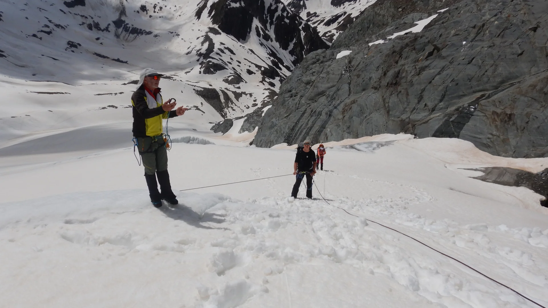 © DAV Gangkofen - Spaltenbergung unter realen Bedingungen