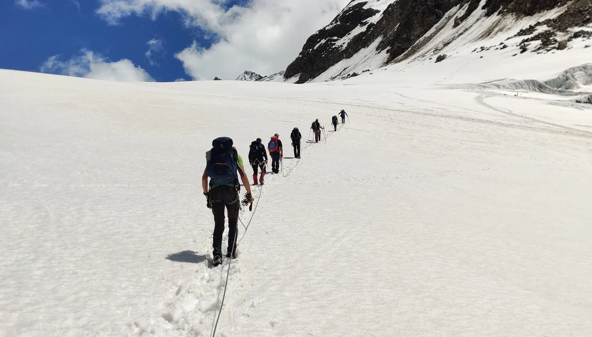 © DAV Gangkofen - Auf dem Weg zur echten Spalte