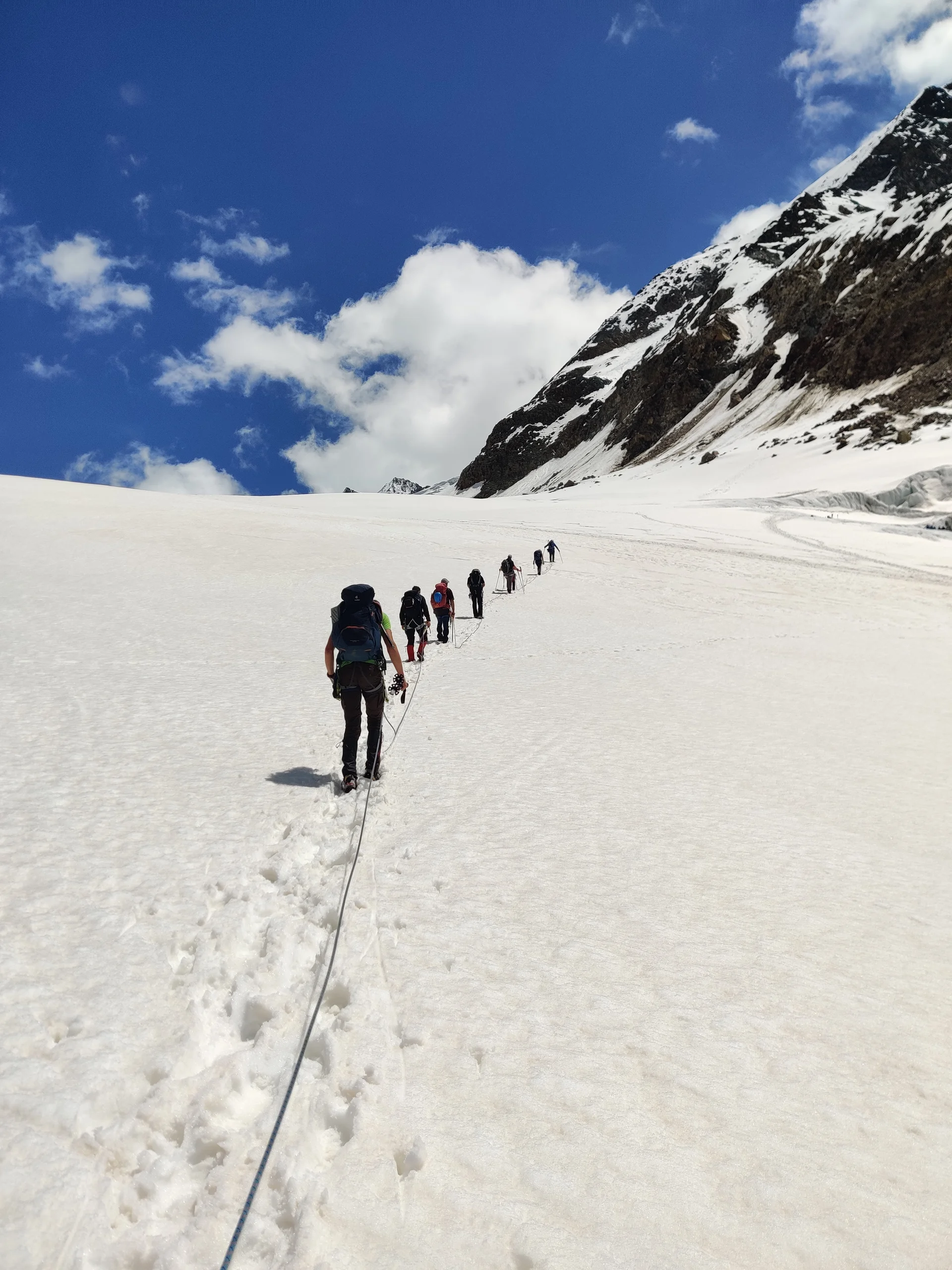 © DAV Gangkofen - Auf dem Weg zur echten Spalte