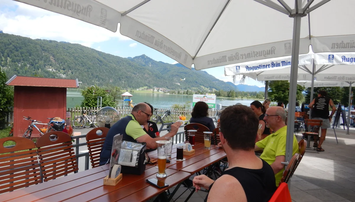 © DAV-Gangkofen "Mittagspause am Walchensee"