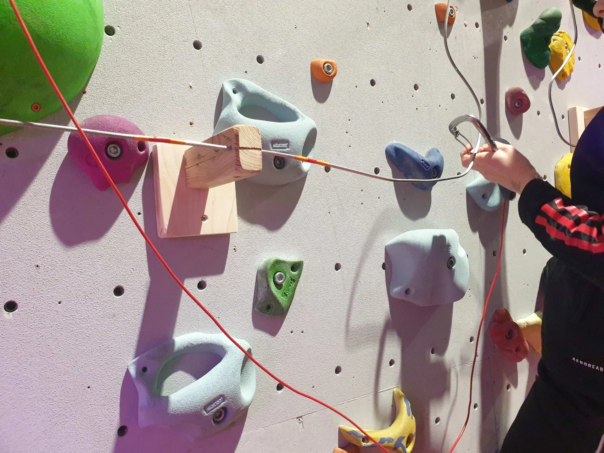 © (DAV Gangkofen) Heißer Draht