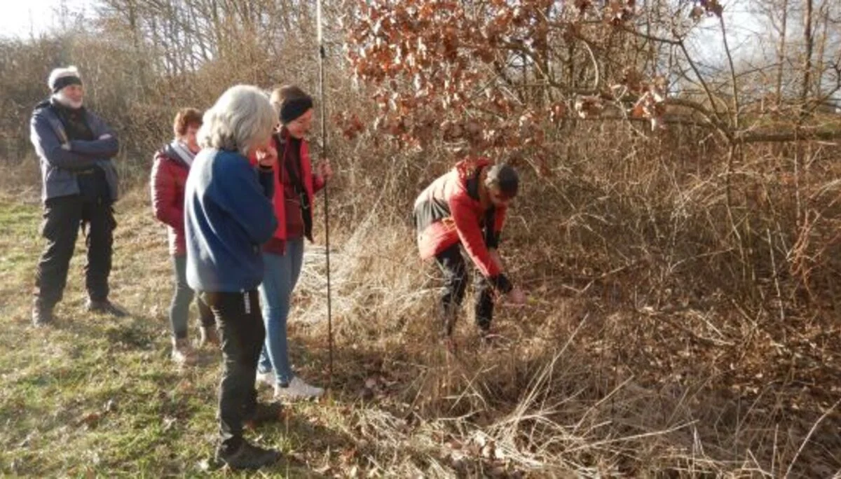 © Max Altmannshofer "Wo wird das LVS-Gerät wohl versteckt sein und manchmal musste man auch in Gebüsch"
