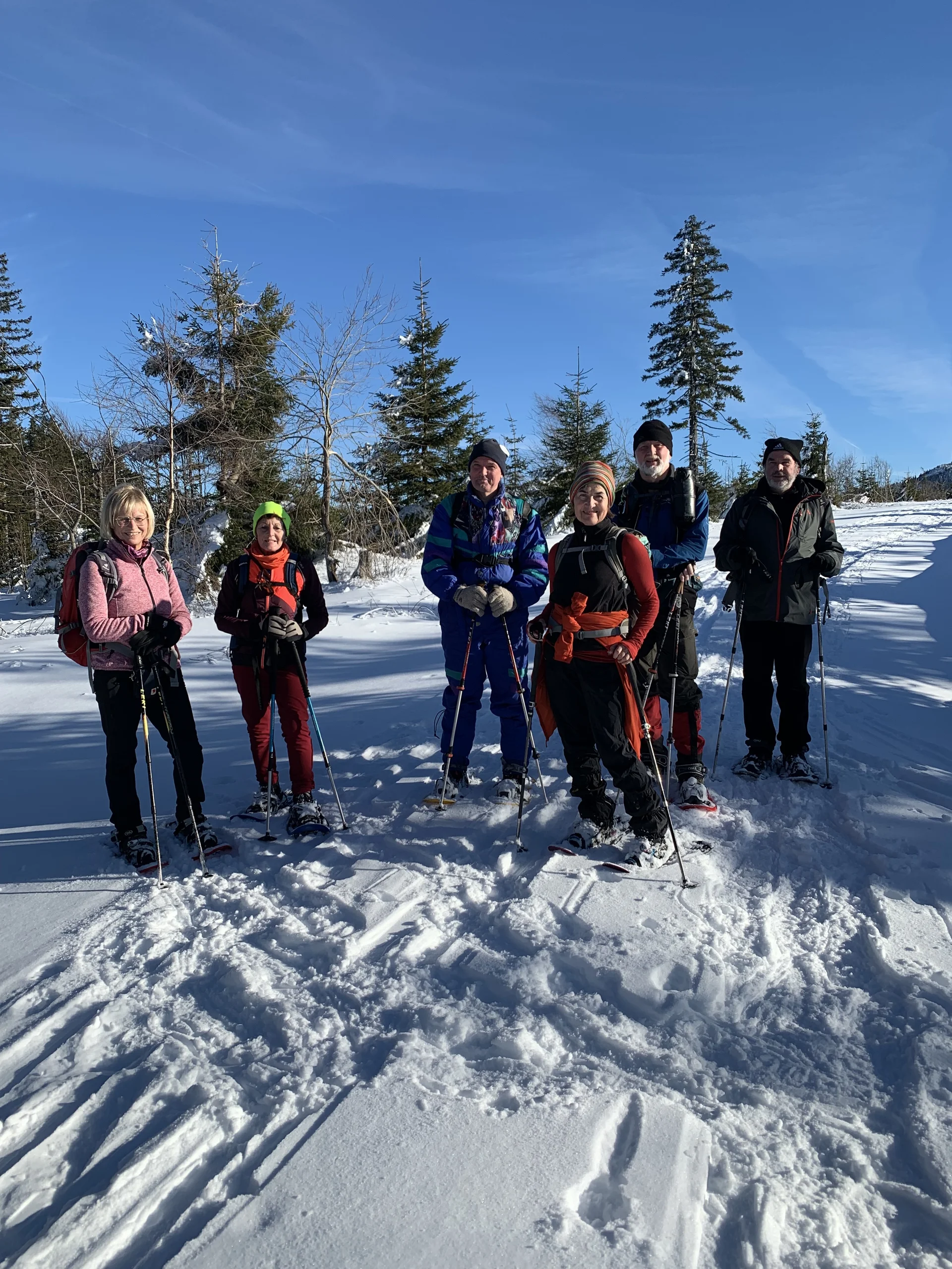 © (DAV Gangkofen) auf dem Goldsteig Richtung kleinen Arber