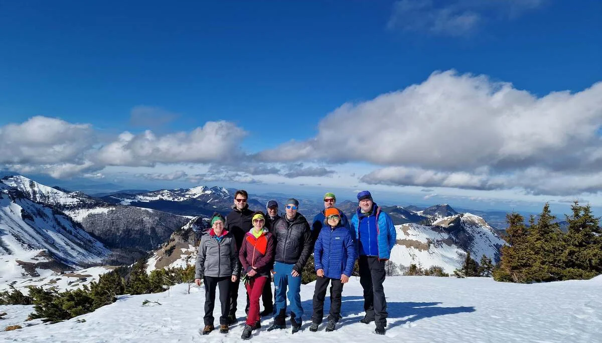 © Martin Götz (Am Gipfel des Bergs „Hoher Zinken“ - Blick Richtung Hintersee)