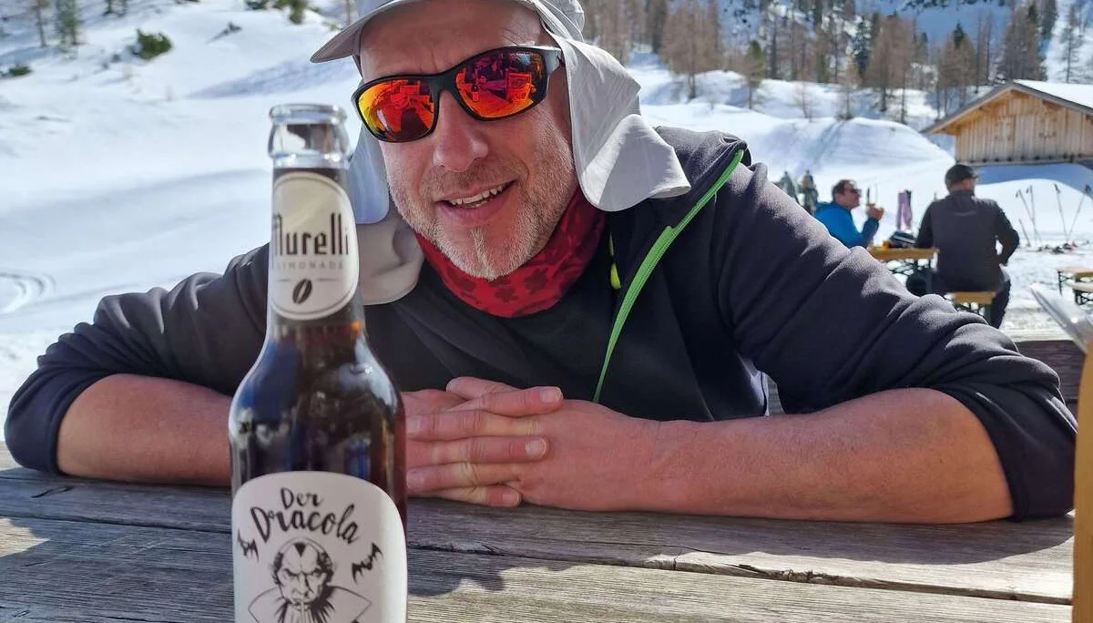 © (Martin Götz) Pause auf der Hütte