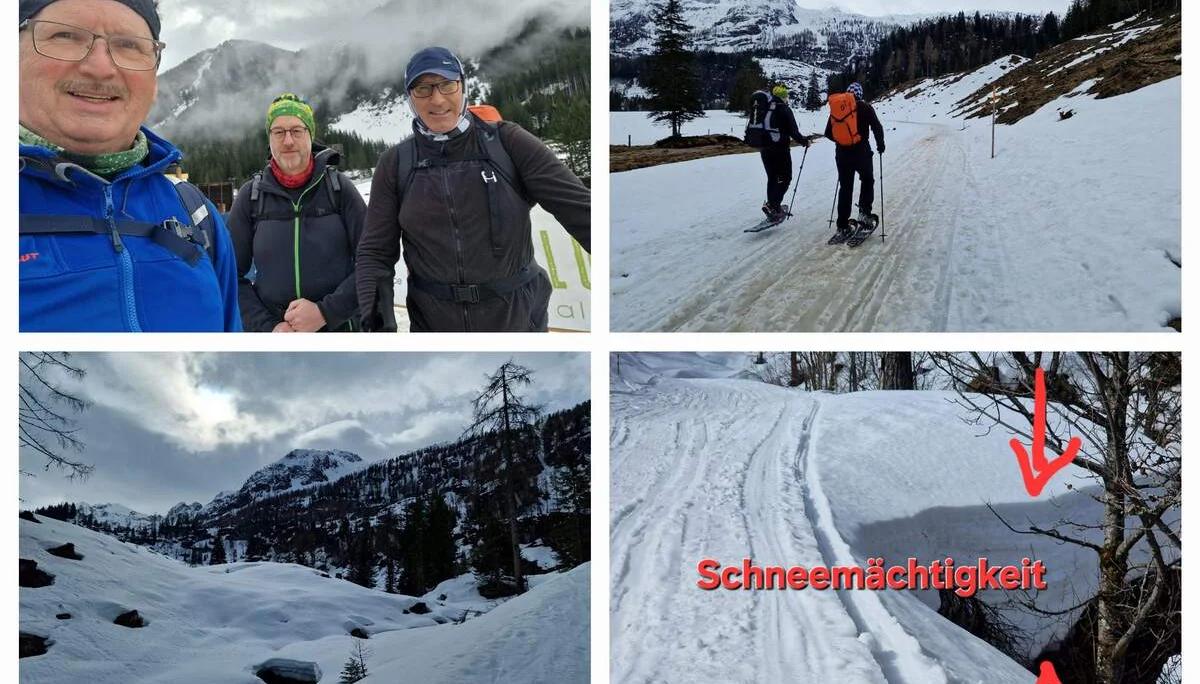 © (Martin Götz) Aufstieg vom Parkplatz an der Gnadenalm.