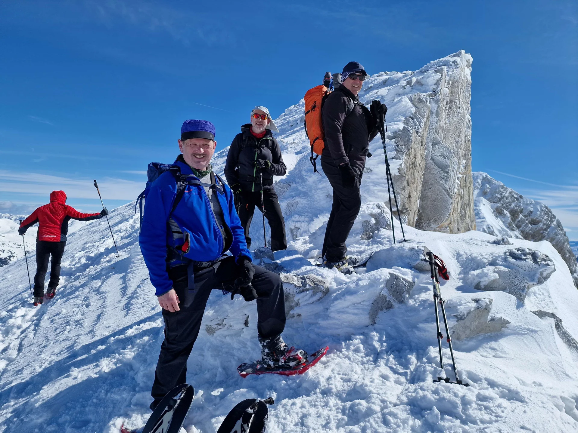 © (Martin Götz) Am Gipfelaufbau des Kleinen Pleißlingkeil