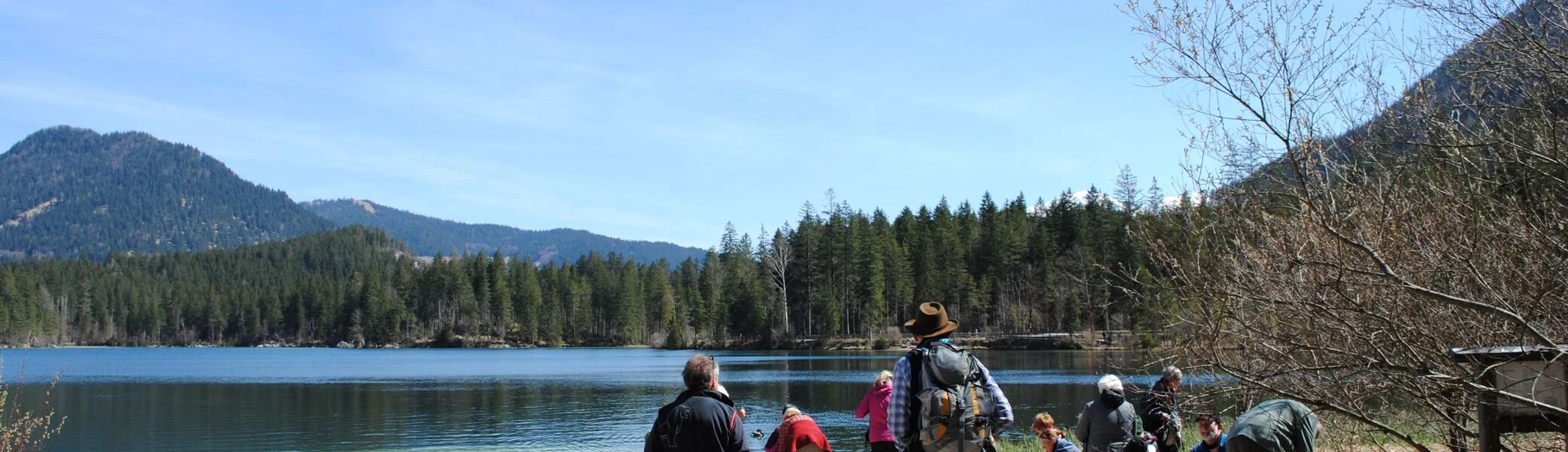 © (DAV Gangkofen) Mittagspause am Hintersee