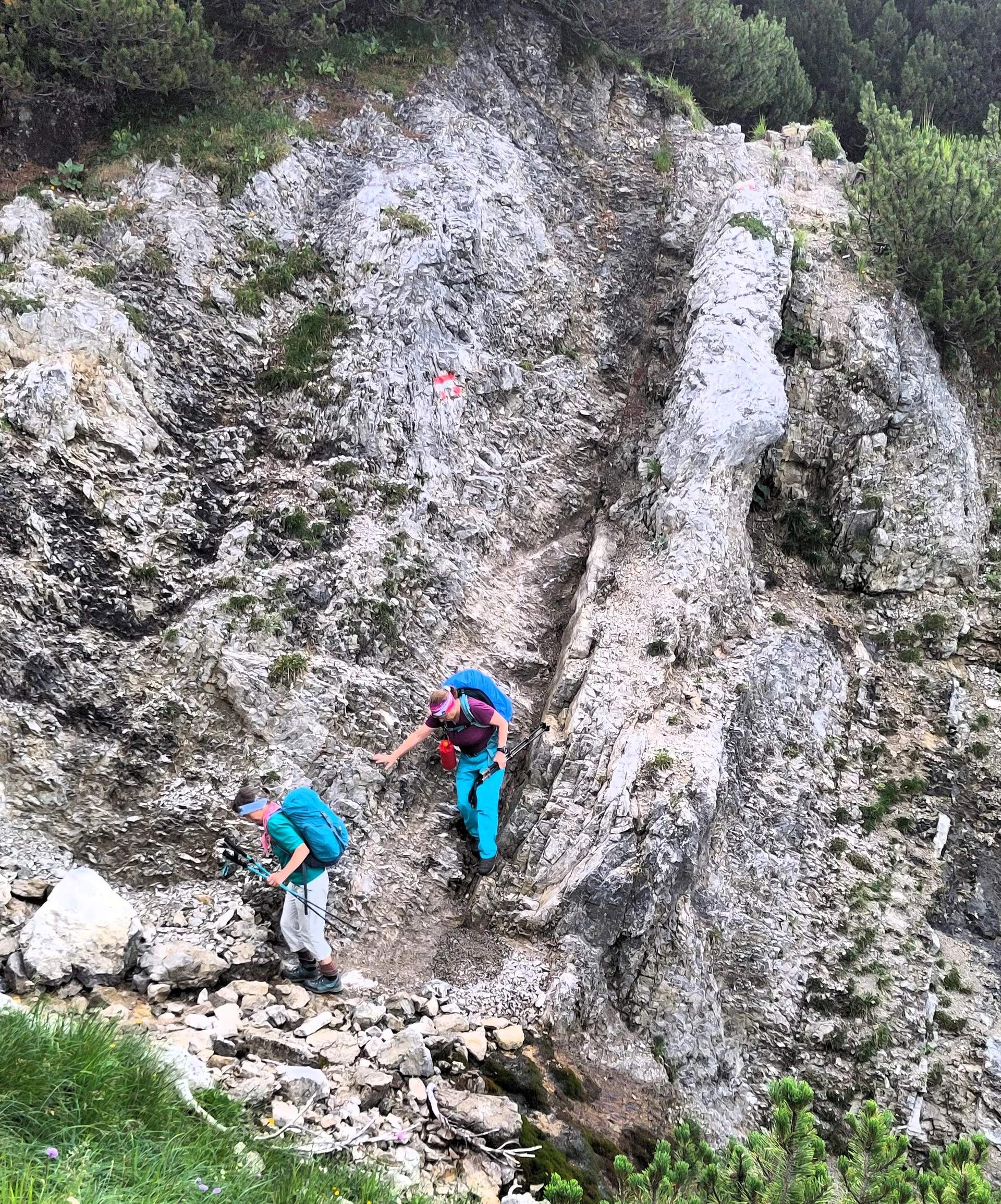 © (DAV-Gangkofen) - anspruchsvoller Abstieg