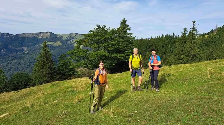 © (DAV Gangkofen) Die unteren Wiesen der Hofbauernalm