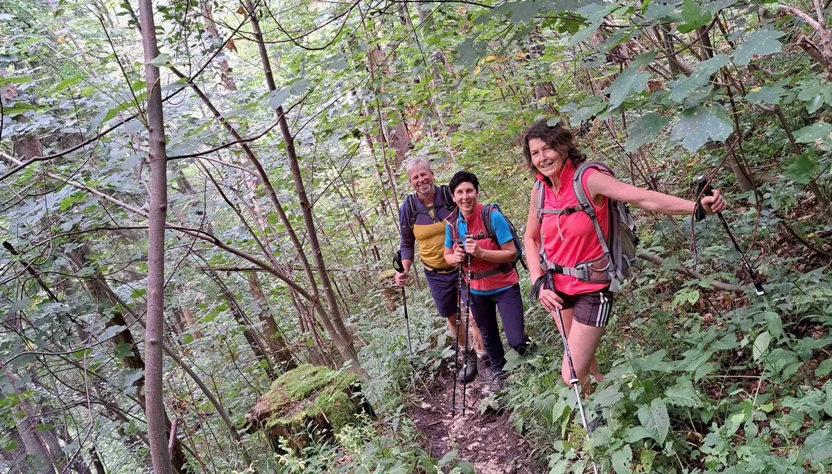 © (DAV Gangkofen) Auf dem unbezeichneten Steig