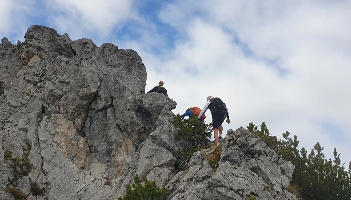 © (DAV Gangkofen) 3. Tag Hochkranz Ostgrat