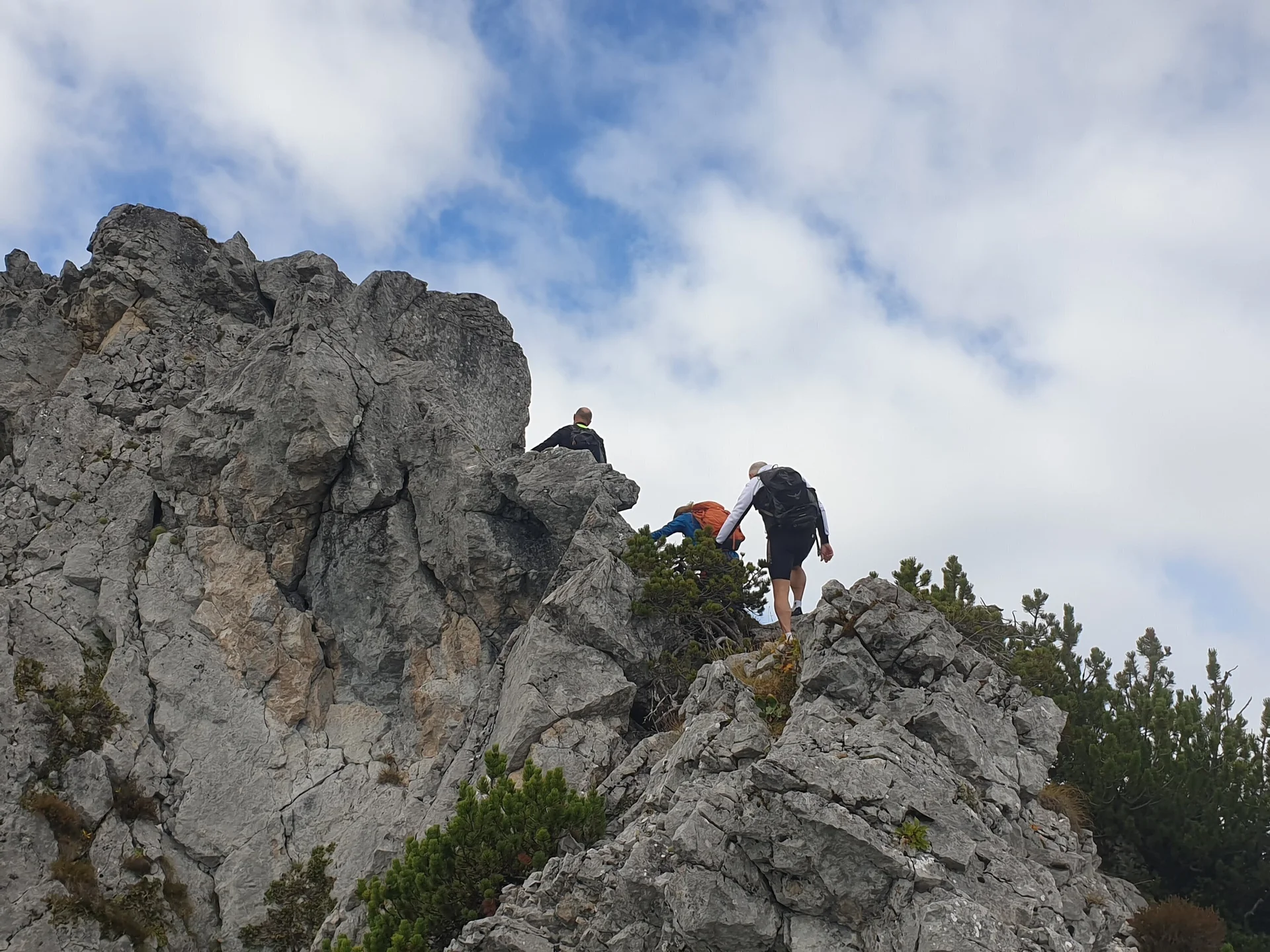 © (DAV Gangkofen) 3. Tag Hochkranz Ostgrat