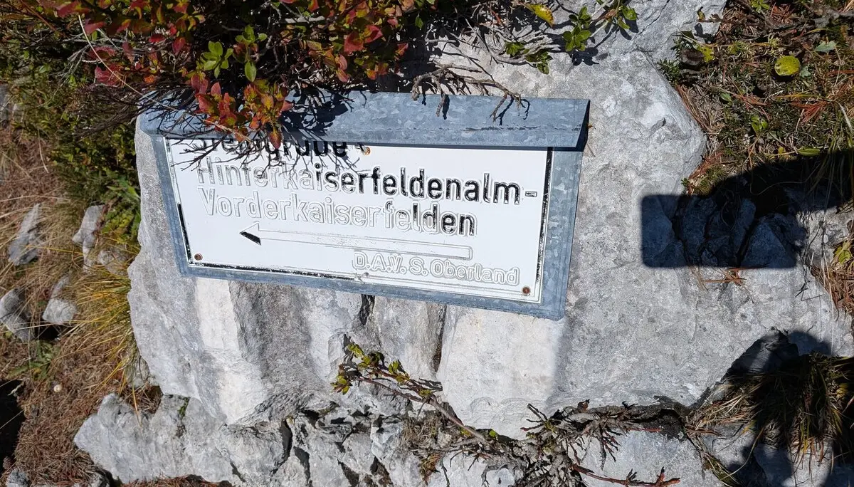 BW Überschreitung Zahmer Kaiser via Pyramidenspitze | © DAV Gangkofen\Martin Götz - Wanderweg 836
