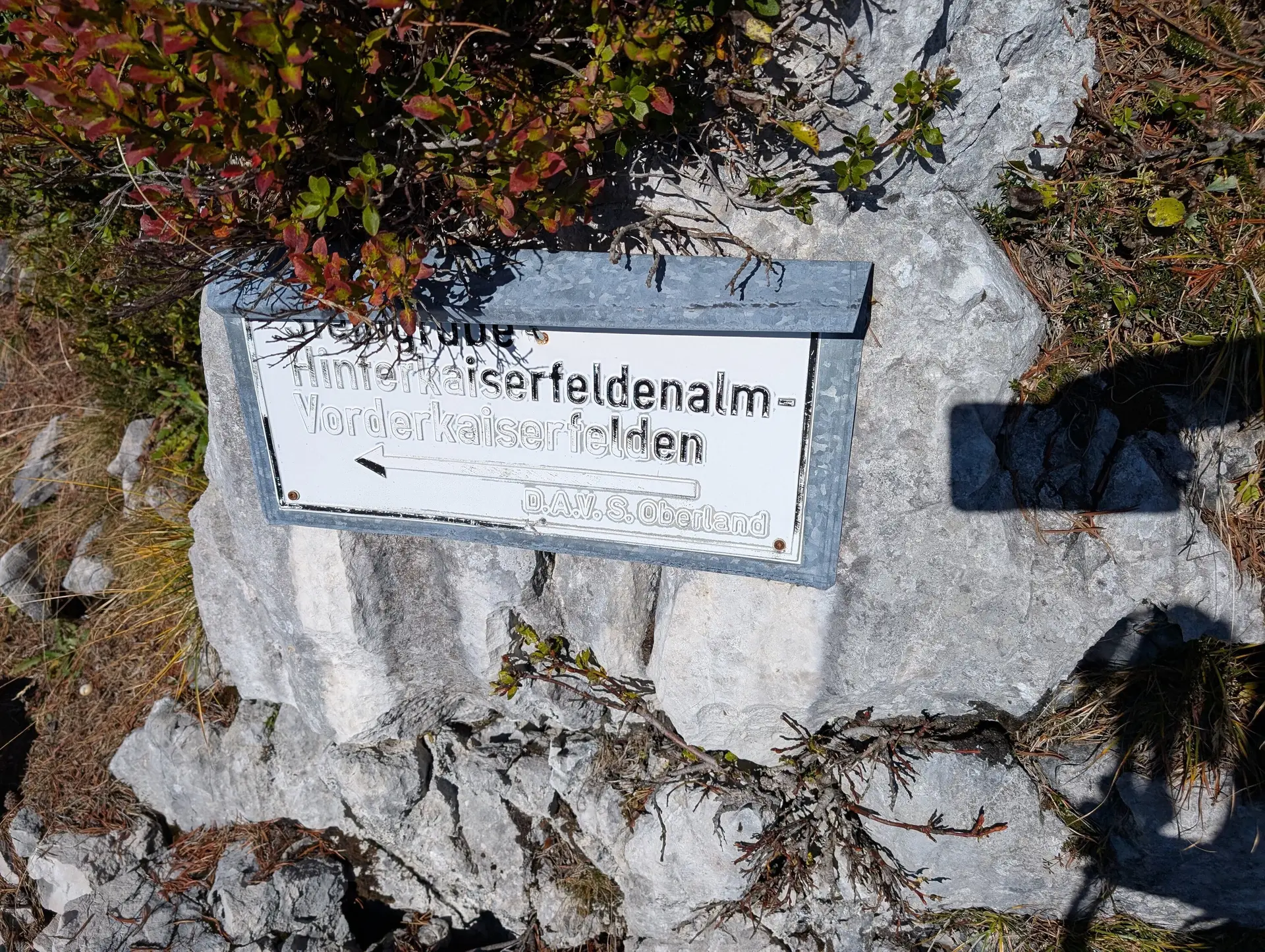 BW Überschreitung Zahmer Kaiser via Pyramidenspitze | © DAV Gangkofen\Martin Götz - Wanderweg 836